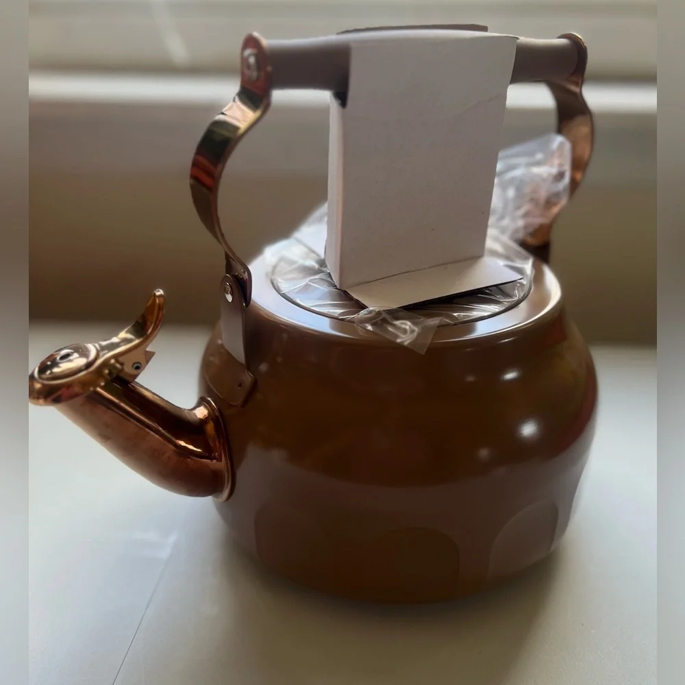 Teapot with Copper Accents Tan - Hearth & Hand Magnolia